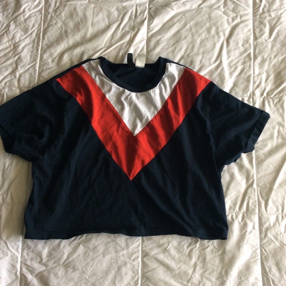 Colorblock Crop Top